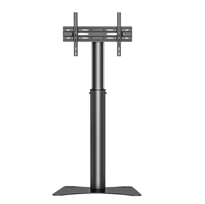 WOLFF MOUNT TV Golvstativ Svart – Universellt TV-stativ 32 till 70 tum – Höjdjusterbart – VESA upp till 800x400 – Max 50 kg – Fristående