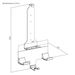 Wolff Mount TVB-128 – PS5 Houder – Muurbeugel voor PlayStation 5 en Controllers – Zwart
