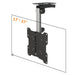 Wolff Mount TVB-70 – Wegklapbare Plafondbeugel voor schermen van 17 tot 37 inch – VESA 200x200