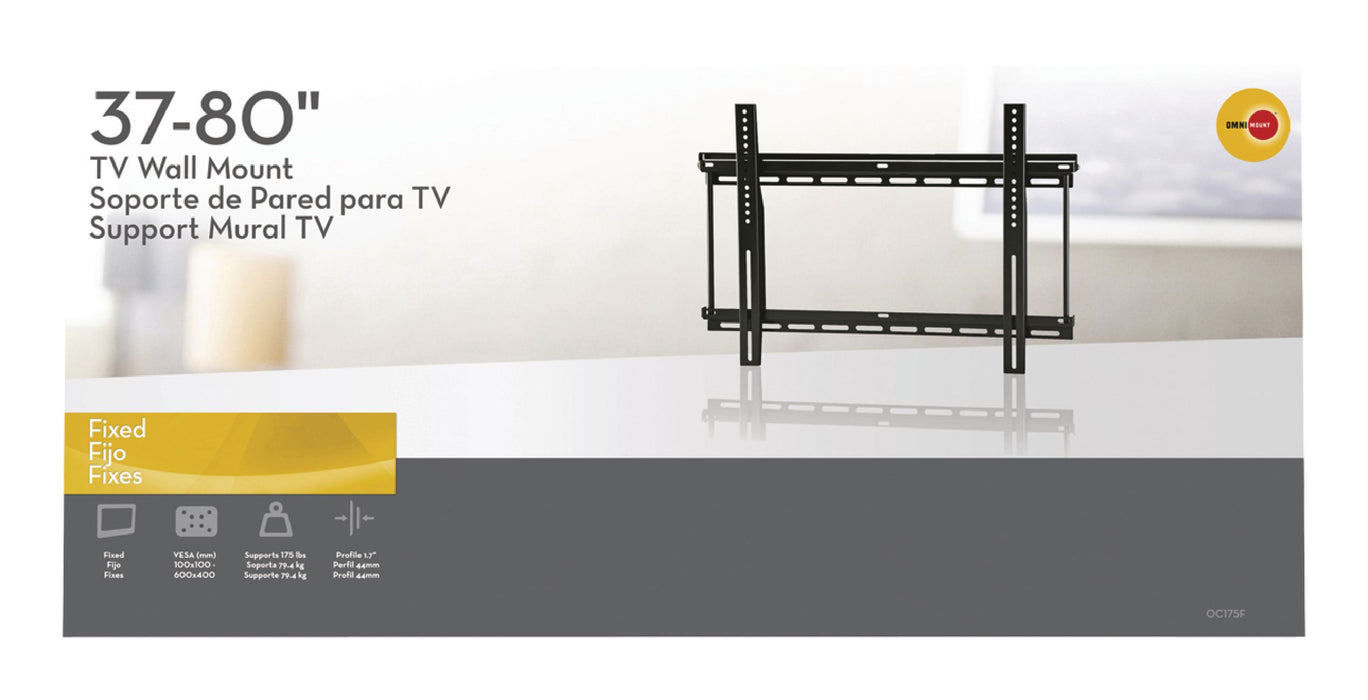 Fast TV-väggfäste 37 - 80 " 79,4 kg