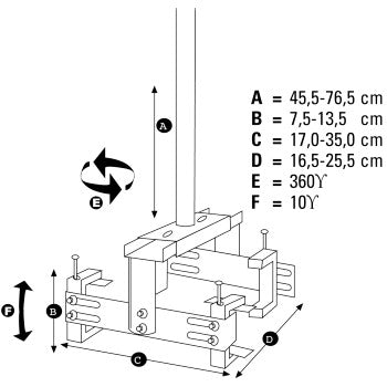 Projektorkåpa / Projektorfäste