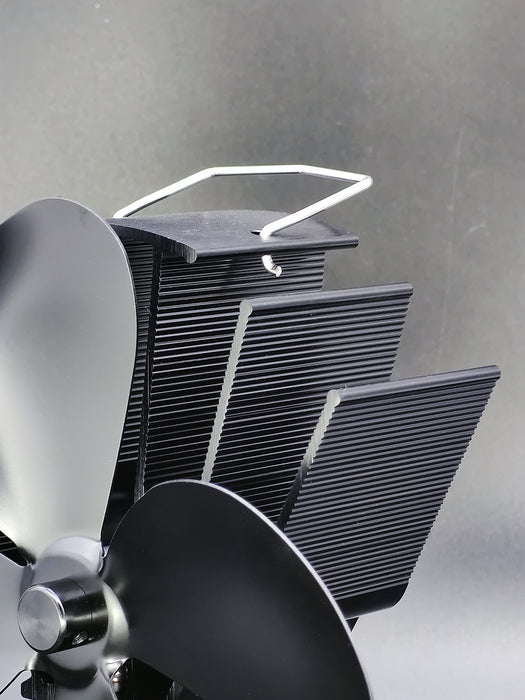 Wolff Mount WM-04 – Haardventilator Hout kachel 4 Bladen - Eco Fan - Warmte aangedreven ventilator