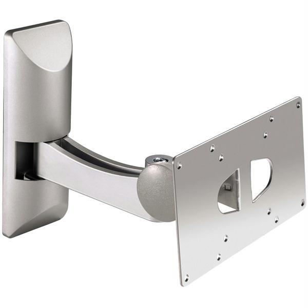 Väggfäste med 1 arm silvergrå VESA 200x100