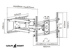 Wolff Mount TVB-78A – Draaibare TV-beugel 37–90 inch