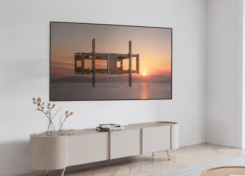 Wolff Mount TVB-121 – Heavy-Duty TV-beugel tot 120 inch – 120 kg! – VESA 900x600 – 70 cm uit de muur