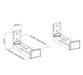 Wolff Mount TUB84 – Universele Soundbarbeugels – Muurmontage – Verstelbaar