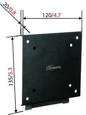Vogels VFW 030 svart LCD/TFT-väggfäste