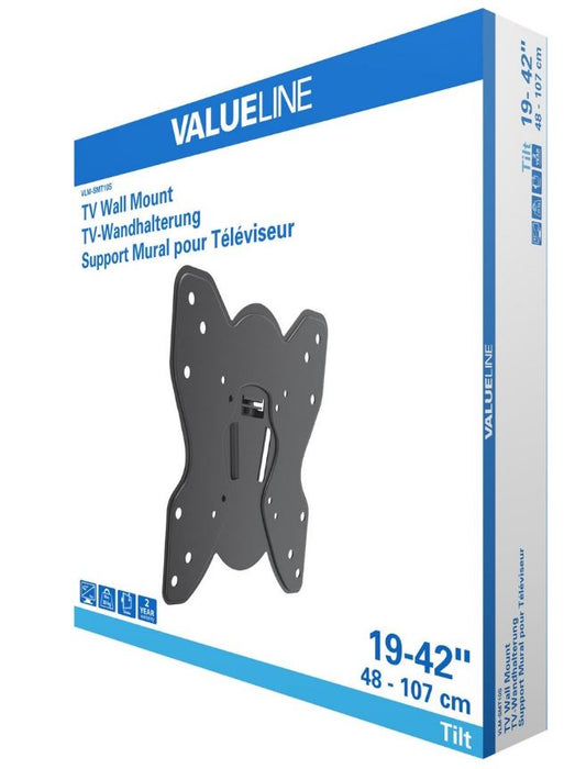 OP=OP Snygg lutbar väggfäste med VESA 200x200 för skärmar upp till 42"
