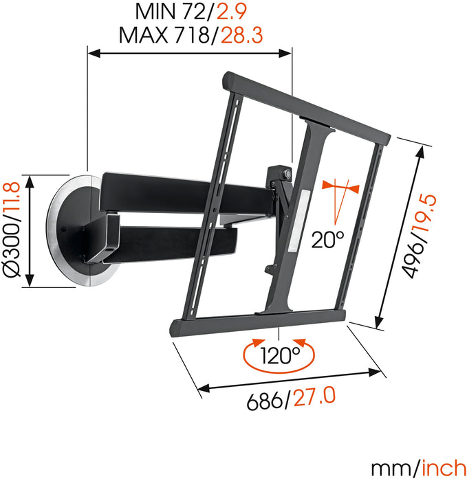 Vogels DesignMount vridbar TV-fäste Next