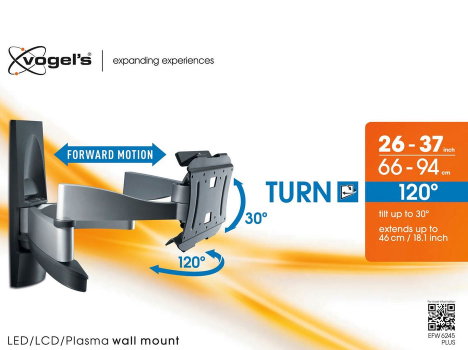 Vogels EFW 6245PLUS Vridbart TV-stöd Silver
