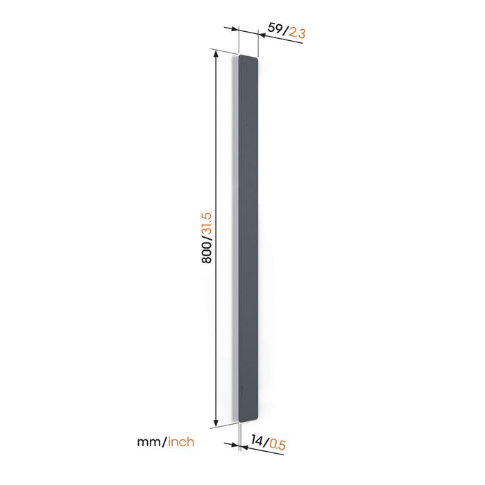 Vogels kabel 4 kabelkanal svart 80 cm
