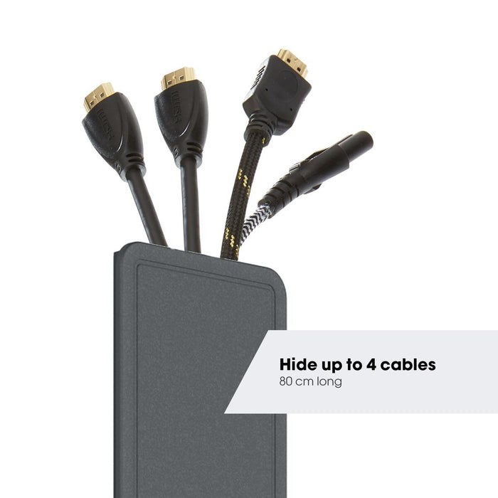 Vogels kabel 4 kabelkanal svart 80 cm
