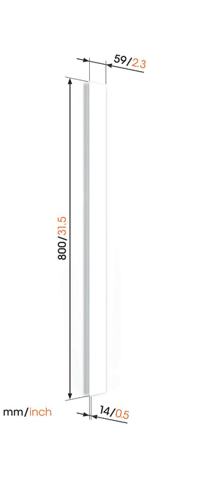 Vogels kabelkanal vit 80 cm