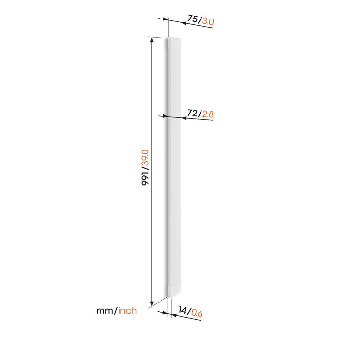 Vogel's TVA 7000 kabelkanal 95 cm vit
